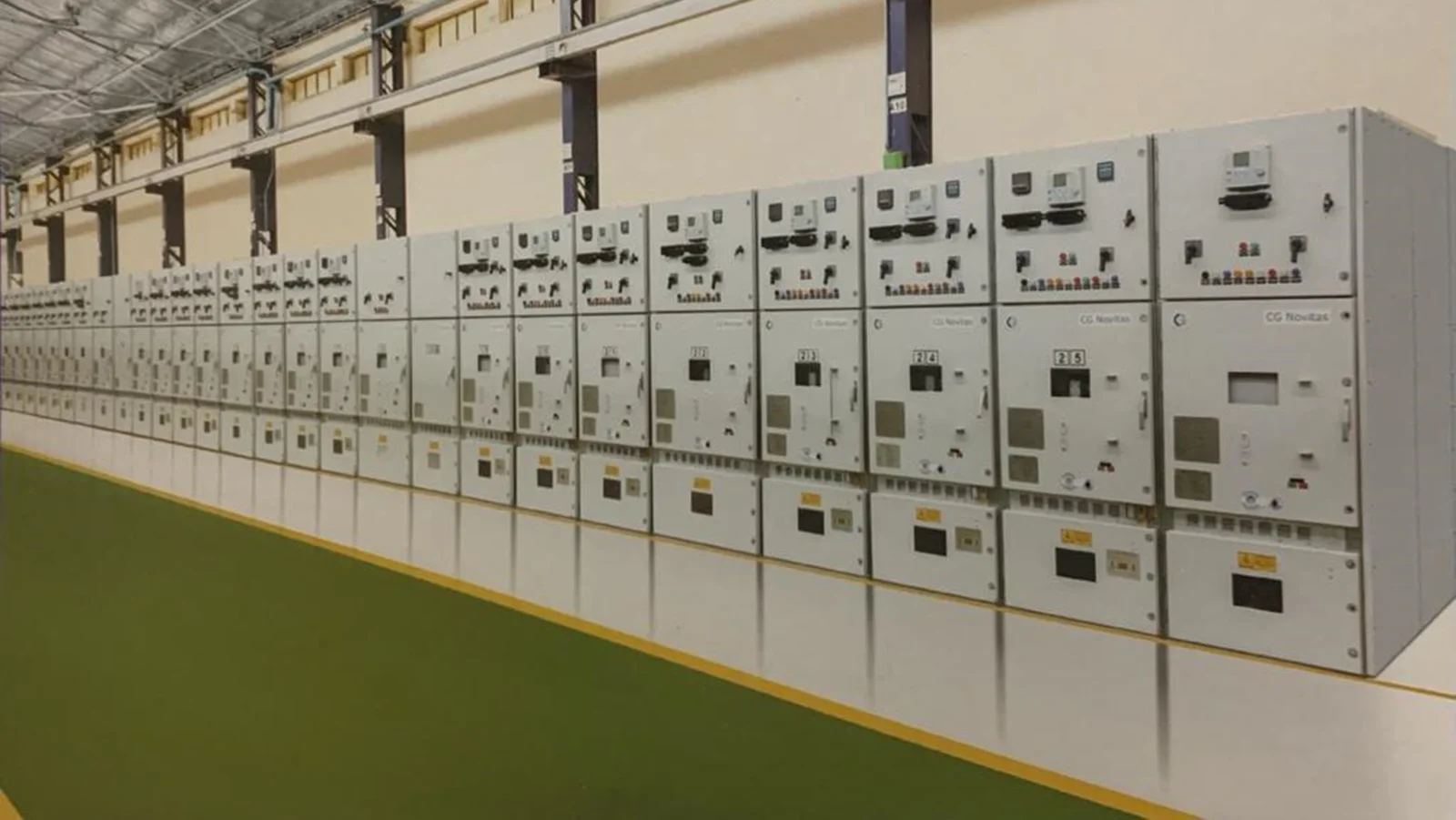 Paneles de montaje medio de 24 kV